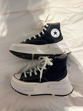 Converse Platform High-Top Sneakers in Black